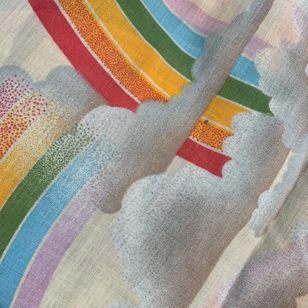 Vintage Rainbow Print Standard Pillowcase June